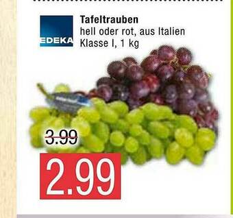 Marktkauf Edeka Tafeltrauben Angebot