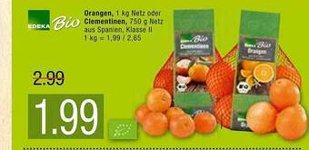 Marktkauf Edeka Bio Orangen, Clementinen Angebot