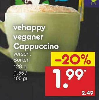 Netto Marken-Discount Vehappy Veganer Cappuccino Angebot