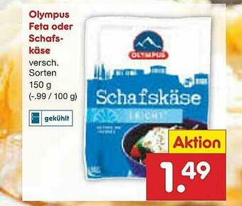 Netto Marken-Discount Olympus Feta Oder Schafskäse Angebot