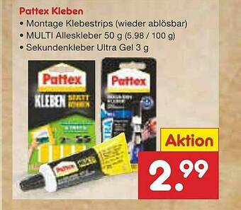 Netto Marken-Discount Pattex Kleben Angebot