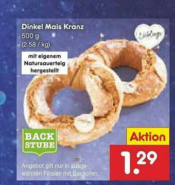 Netto Marken-Discount Dinkel Mais Kranz Angebot