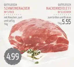 Edeka Struve GUTFLEISCH SCHWEINENACKEN IM STÜCK Angebot