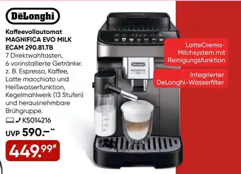 Galeria DeLonghi Kaffeevollautomat MAGNIFICA EVO MILK ECAM 290.81.TB Angebot