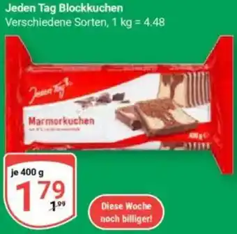 Globus Jeden Tag Blockkuchen Angebot