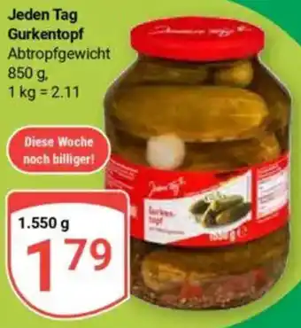 Globus Jeden Tag Gurkentopf Angebot