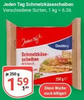 Globus Jeden Tag Schmelzkäsescheiben Angebot