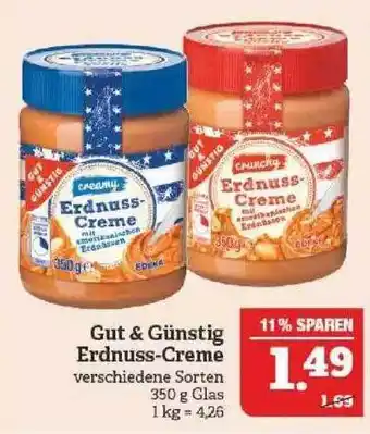 Marktkauf Gut & Gunstig Erdnuss-Creme Angebot