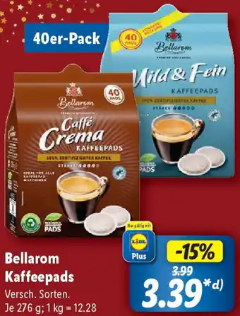 Lidl Bellarom Kaffeepads Angebot