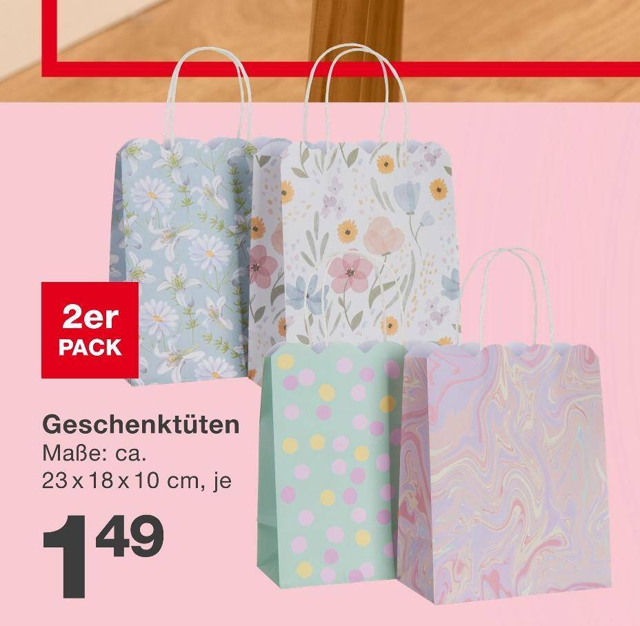 Geschenktüten Angebot bei KiK