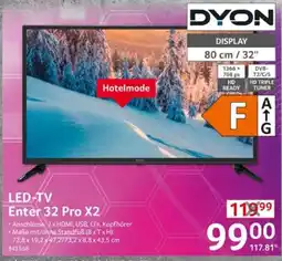 Selgros DYON LED-TV Enter 32 Pro X2 Angebot