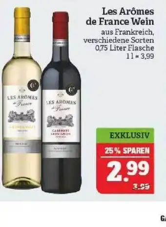 Marktkauf Les Arómes de France Wein Angebot