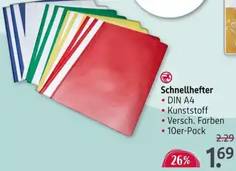 Rossmann Schnellhefter Angebot