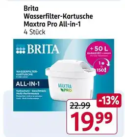 Rossmann Brita wasserfilter-kartusche maxtra pro all-in-1 Angebot