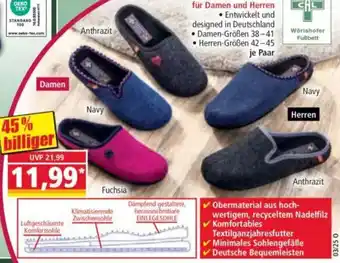 Norma Winterhausschuhe Angebot