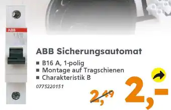 Globus Baumarkt ABB Sicherungsautomat Angebot