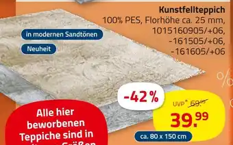 ROLLER Kunstfellteppich Angebot