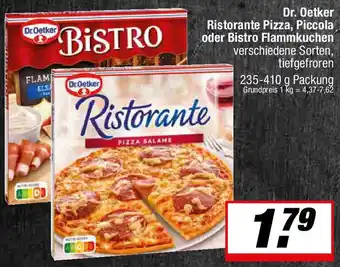 L. STROETMANN GROSSMARKT Dr. Oetker Ristorante Pizza, Piccola oder Bistro Flammkuchen Angebot