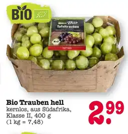 E-Center Bio trauben hell Angebot