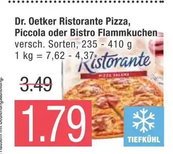 Marktkauf Dr. oetker ristorante pizza, piccola oder bistro flammkuchen Angebot