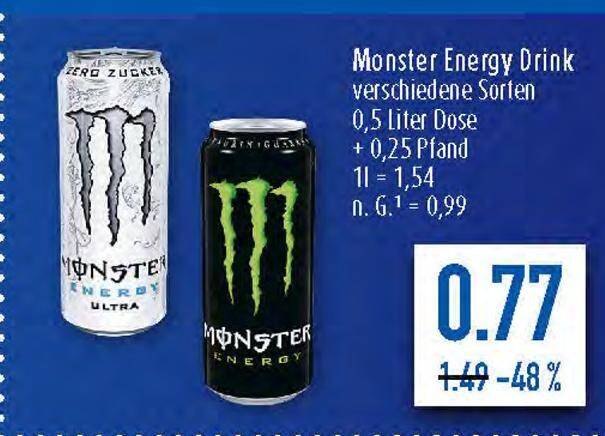 Monster monster energy drink Angebot bei diska
