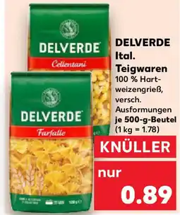 Kaufland DELVERDE Ital. Teigwaren Angebot