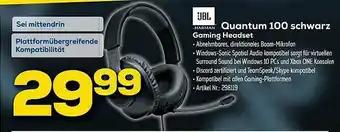 Euronics Berlet Jbl Quantum 100 Schwarz Angebot