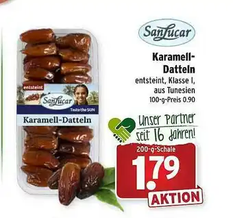 Wasgau Sanlucar Karamell Datteln Angebot