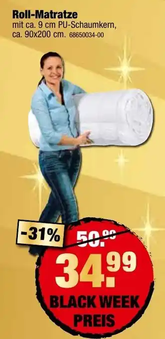 SB Lagerkauf Roll Matratze Angebot