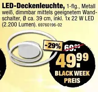 SB Lagerkauf LED Deckenleuchte Angebot