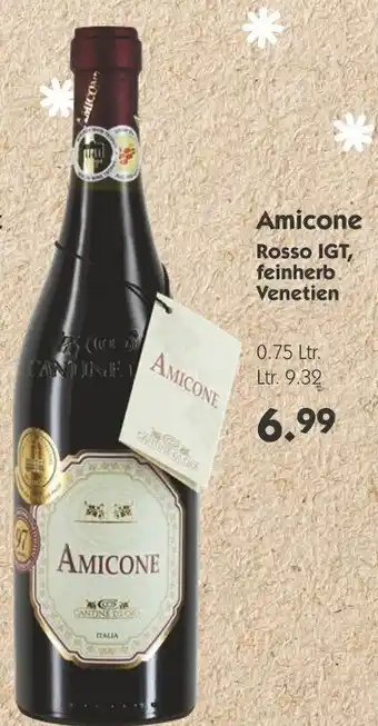 Hol'ab Getränkemarkt Amicone Rosso IGT, feinherb Venetien 0,75L Angebot