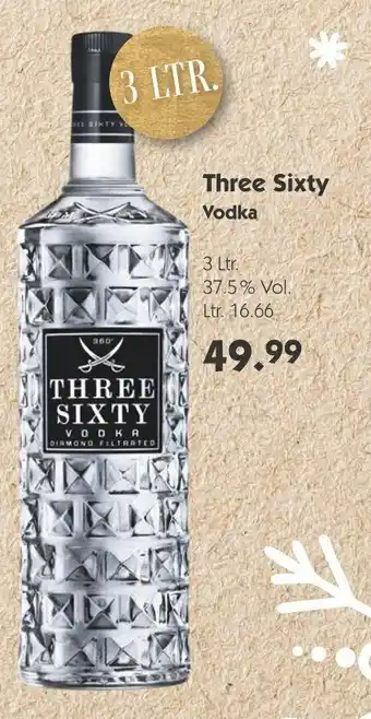 Hol'ab Getränkemarkt Three Sixty Vodka 3L Angebot