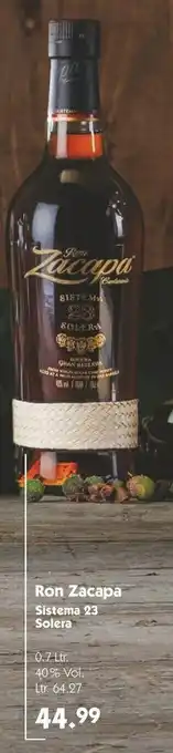 Hol'ab Getränkemarkt Ron Zacapa Sistema 23 Solera 0,7L Angebot