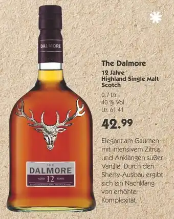 Hol'ab Getränkemarkt The Dalmore 12 Jahre Highland Single Malt Scotch 0,7L Angebot