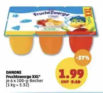 PENNY Danone FruchtZwerge XXL 6x100g Becher Angebot