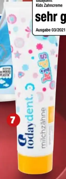 PENNY Today dent Kinder oder Junior Zahncreme 100ml Angebot