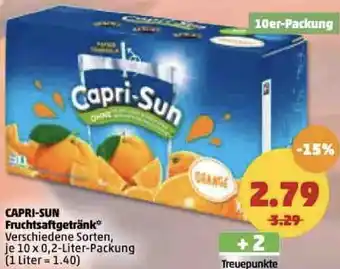 PENNY Capri Sun Fruchtsaftgetränk 10x0,2L Angebot