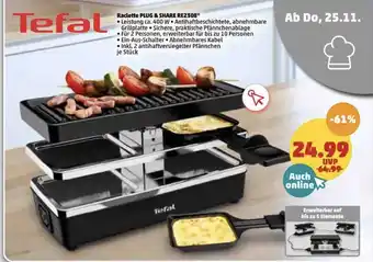 PENNY Tefal Raclette Plug & Share RE2308 Angebot