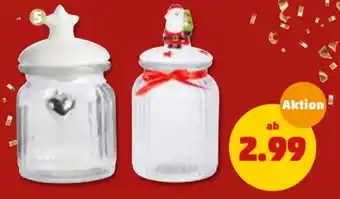 PENNY Vorratsglas im Weihnachtsdesign Angebot