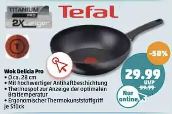 PENNY Tefal Wok Delicia Pro Angebot