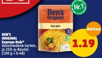 PENNY Ben's Original Express Reis 250g Beutel Angebot