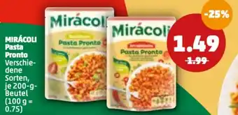 PENNY Mirácoli Pasta Pronto 200g Btl. Angebot