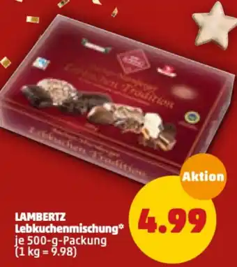 PENNY Lambertz Lebkuchenmischung 500g Angebot