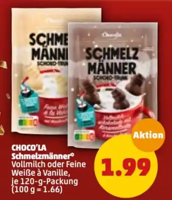 PENNY Choco'la Schmelzmänner 120g Angebot