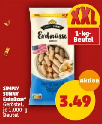 PENNY Simpy Sunny Erdnüsse 1000g Beutel Angebot