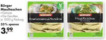 Handelshof Bürger Maultaschen 1000g Angebot