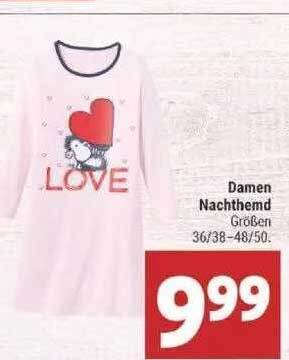 Marktkauf Damen Nachthemd Angebot