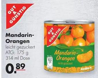 Handelshof Gut & Günstig Mandarin Orangen 175g Angebot