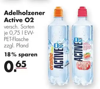 Handelshof Adelholzener Active O2 , 0,75L Angebot