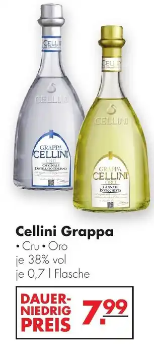 Handelshof Cellini Grappa 0,7L Angebot